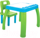 Комплект мебели с детским столом Pilsan 03402 (зеленый/голубой) - 