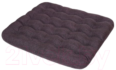 Подушка на стул Smart Textile Уют Крафт 40x40 / ST648 (лузга гречихи, фиолетовый)