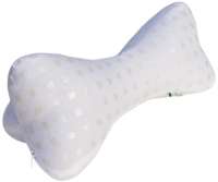 Ортопедическая подушка Smart Textile Косточка 36x16 / ST241 (лузга гречихи, белый) - 