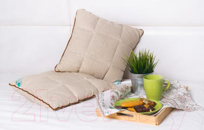 Подушка для сна Smart Textile Байкальская 70x70 / E673 (лузга гречихи, пленка кедрового ореха)