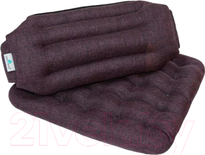 Комплект подушек на стул Smart Textile Уютный офис Крафт / ST747 (лузга гречихи, фиолетовый)