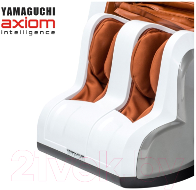 Массажное кресло Yamaguchi YA-6000 Axiom (черный/рыжий)
