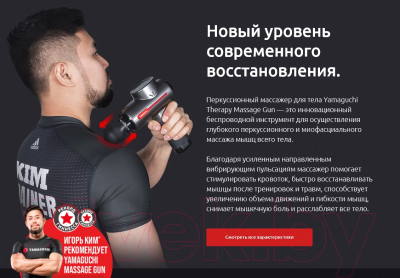Изображение товара Массажный пистолет Yamaguchi Therapy Massage Gun