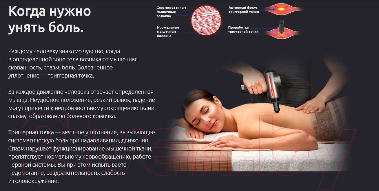 Yamaguchi Therapy Massage Gun Массажный пистолет купить в Минске, Гомеле,  Витебске, Могилеве, Бресте, Гродно