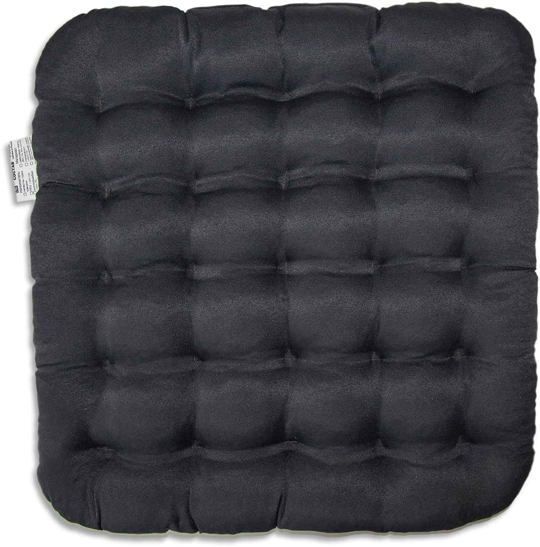 Подушка на стул Smart Textile Уют 40x40 / T428 (лузга гречихи, серый)