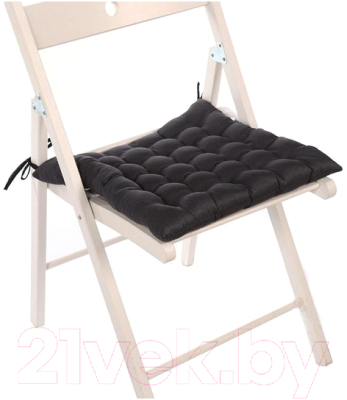 Подушка на стул Smart Textile Уют с завязками 40x40 / T429 (лузга гречихи)