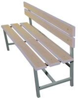 Скамейка для раздевалки Dinamika ZSO-002205 (1.2м) - 