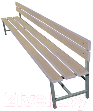Скамейка для раздевалки Dinamika ZSO-002207 (2м)