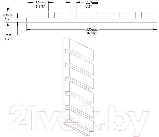 3D панель Orac Decor W111