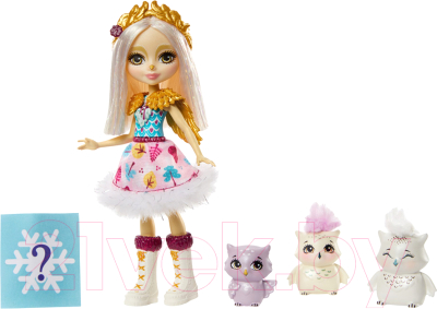 

Кукла с аксессуарами Mattel, Enchantimals с питомцем / GJX46