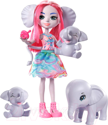 

Кукла с аксессуарами Mattel, Enchantimals с питомцем / GTM30