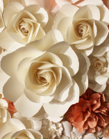 

Фотообои листовые Citydecor, Цветы 3D с защитным покрытием
