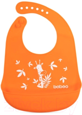 Нагрудник детский Baboo Safari / 11-006 (оранжевый)