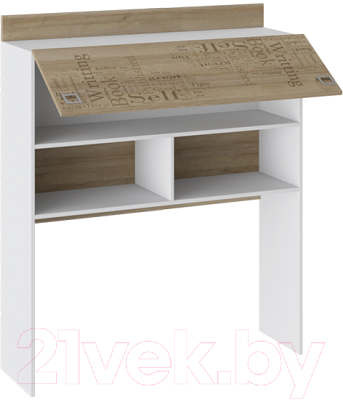 Надстройка для стола ТриЯ Оксфорд ТД-139.15.11 (ривьера/белый с рисунком)