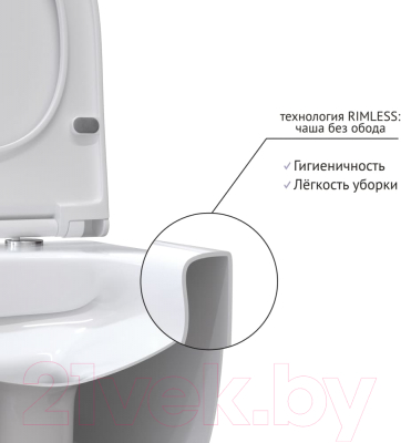 Купить Унитаз подвесной Berges Ego XL 54 / 082018 в Барановичах