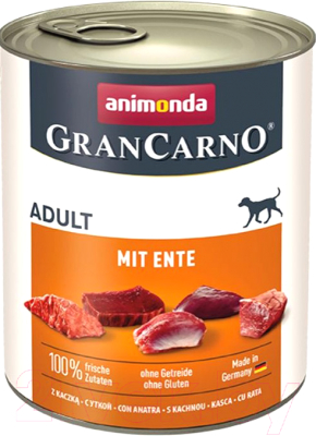 

Корм для собак Animonda, GranCarno С уткой / 82804