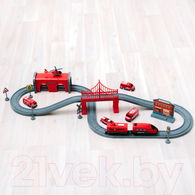 Железная дорога игрушечная Givito Служба спасения / G201-007