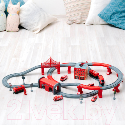 Железная дорога игрушечная Givito Служба спасения / G201-003