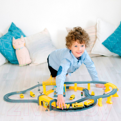 Железная дорога игрушечная Givito Строительная площадка / G201-001