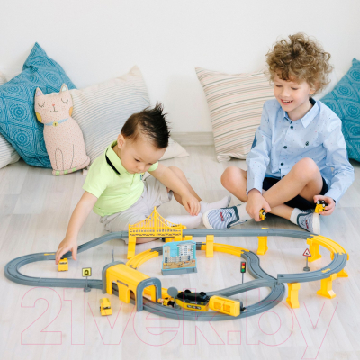 Железная дорога игрушечная Givito Строительная площадка / G201-001