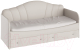 Односпальная кровать ТриЯ Сабрина 900 ТД-307.12.02 с мягкой спинкой и ящиками (кашемир) - 