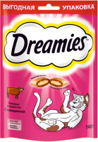 Лакомство для кошек Dreamies С говядиной (140г) - 