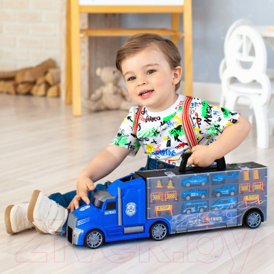 Автовоз игрушечный Givito Полицейский участок / G205-016