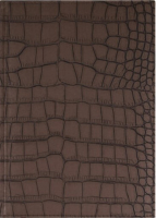 Ежедневник Brauberg Alligator / 124969 (темно-коричневый) - 