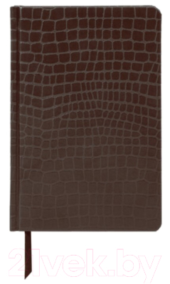 Ежедневник Brauberg Alligator / 124986 (темно-коричневый)