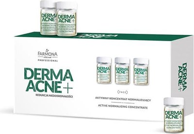 

Ампулы для лица, Dermaacne+ Активный концентрат для нормализации кожи