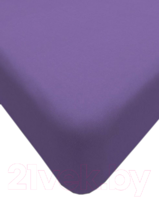 Простыня Lovkis Home Трикотаж 80x200x20 / 0010-11 (фиолетовый)