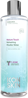 Мицеллярная вода Icon Skin Nature Touch ссвежающая (400мл)