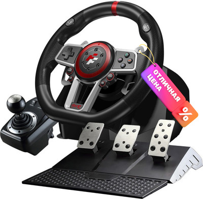 Игровой руль FlashFire Suzuka Racing Wheel 6-in-1 / ES900R - 