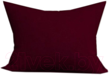 Комплект наволочек Lovkis Home Трикотаж 50x70 / Мр0010-14 (2шт, марсала)
