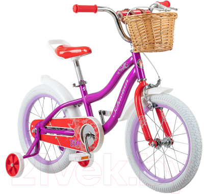 Детский велосипед Schwinn Elm 16 2021 / S0615RUC (Purple/White)