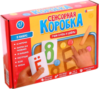 

Развивающий игровой набор, Учим буквы и цифры. Сенсорная коробка / 5148987