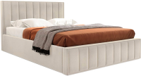 Двуспальная кровать Мебельград Вена Стандарт 160x200 (мора бежевый) - 