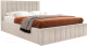 Двуспальная кровать Мебельград Вена Стандарт с ПМ 160x200 (мора бежевый) - 