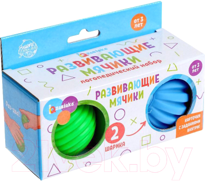 

Развивающий игровой набор Zabiaka, Развивающие мячики / 5491431