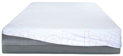Наматрасник в кроватку Lovkis Home Caress 60x120 / 0000-0 (белый)