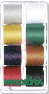 Набор швейных ниток Madeira Полиэстер №120 8017  (400м, 8цв)