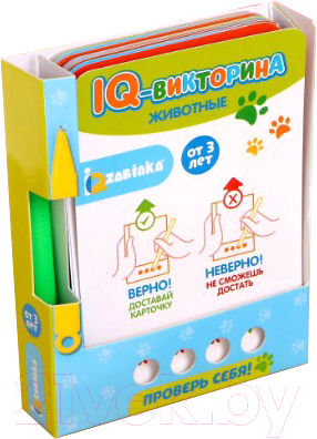 

Развивающая игра Zabiaka, Животные. Викторина с ручкой / 5101619