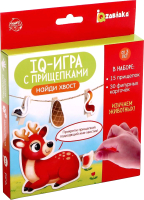 

Развивающая игра Zabiaka, Найди хвост. IQ-игра с прищепками / 5218374