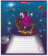 Миниатюра изображения товара Тетрадь Erich Krause Cosmic Monsters / 51420 (18л, линейка)