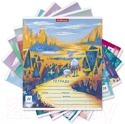 Изображение товара Тетрадь Erich Krause Далекая планета / 51424 (24л, линейка)