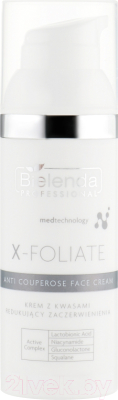 

Крем для лица Bielenda Professional, X-Foliate Anti Couperose с кислотами для куперозной кожи