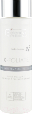 

Тоник для лица Bielenda Professional, X-Foliate Dark Spot Кислотный