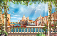 

Фотообои листовые Citydecor, Венеция фреска 2 с защитным покрытием