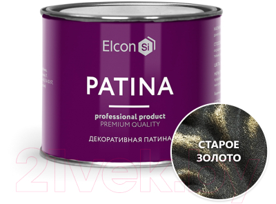 Краска Elcon Patina кузнечная до 150C (200г, старое золото)