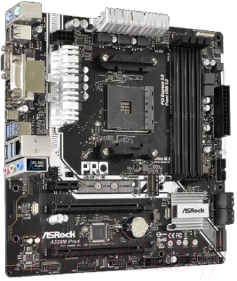 Материнская плата AsRock A320M Pro4